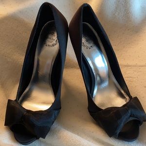 Beautiful black evening heels